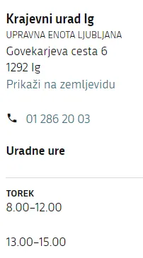 KRAJEVNI URAD IG